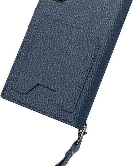 Spigen Портмоне Изкуствена кожа Тъмносин (Galaxy S24+)