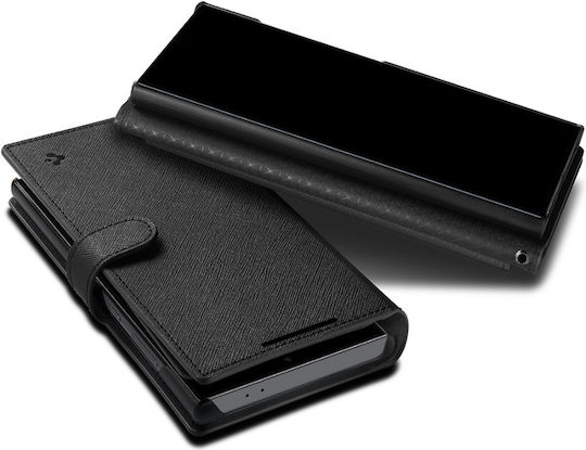 Spigen Портмоне Изкуствена кожа Тъмносин (Galaxy S24+)