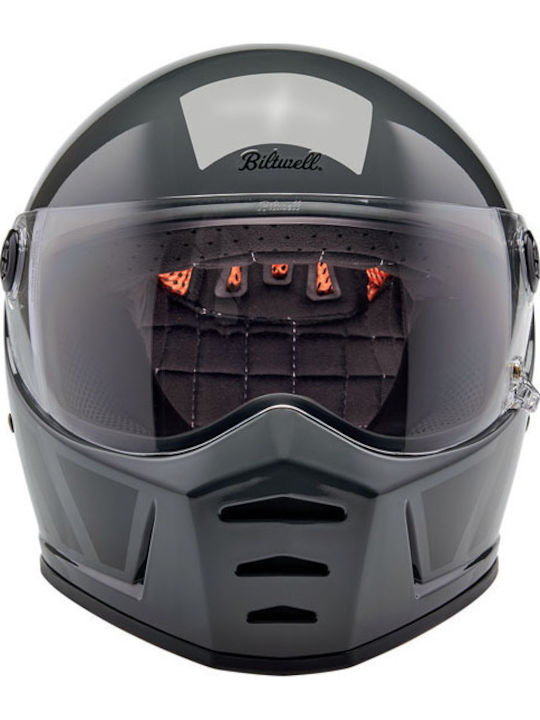 Biltwell Lane Splitter Grey Inertia Κράνος Μηχανής Full Face DOT / ECE 22.05