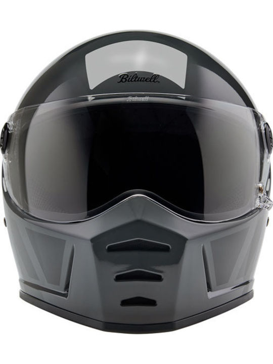 Biltwell Lane Splitter Grey Inertia Κράνος Μηχανής Full Face DOT / ECE 22.05