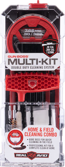 Real Avid Gun Boss Multi-kit Weapon Cleaning Tool Set 30 308 7.62 Mm