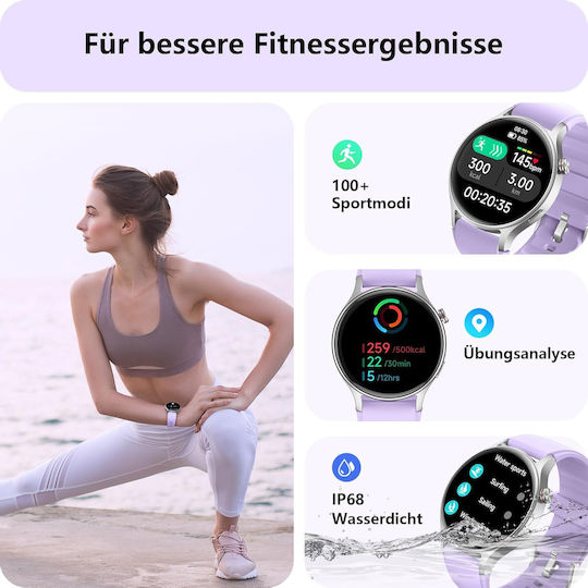 AEAC AR01 43mm Smartwatch (Lila)