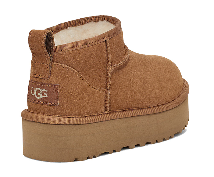 UGG Classic Ultra Mini Ghete Copii din Suede Maro 1157791K-CHE