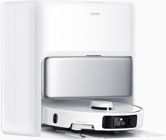 Mova P50 Pro Ultra Robot Vacuum Cleaner with Laser Mapping & 19000Pa Suction Power White