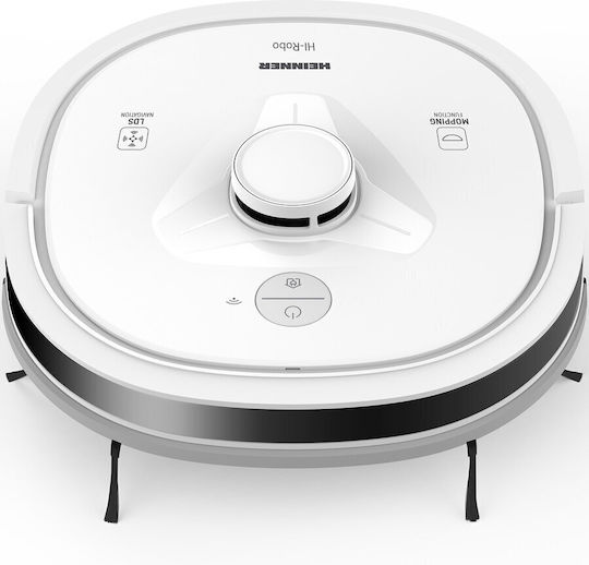 Heinner HI-Robo Σκούπα Ρομπότ με Έξυπνη Πλοήγηση & Απορρόφηση 2000Pa Λευκή