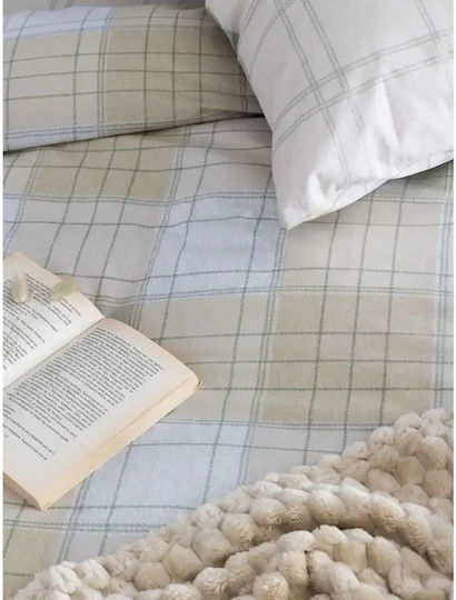 Palamaiki Duvet Cover Set Cotton Queen with 2 Pillowcases 240x250 Fahion Life Fl6283 Multicolored