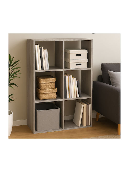 Bibliotecă Kali Gri 67.6x32x100.5cm