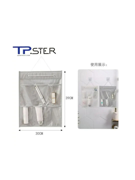 Tpster Wall-mounted Organizer Fabric Gray