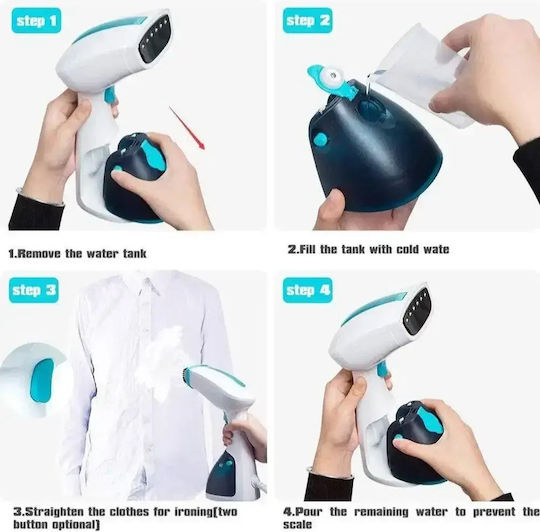 Sokany AJ-2205 Garment Steamer Hand 1200W with Tank 260ml White