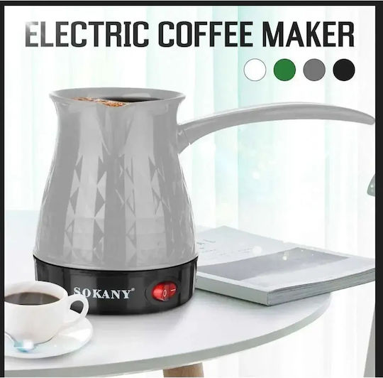Sokany Elektrische griechische Kaffeekanne 600W με Χωρητικότητα 500ml