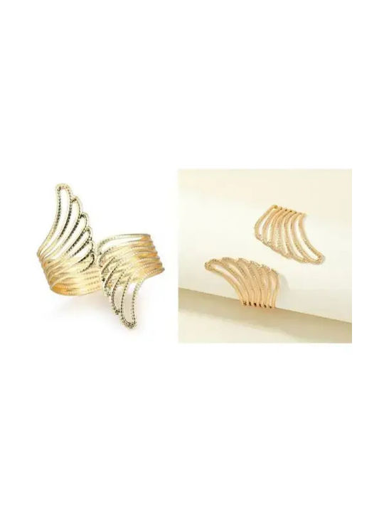 ForHome Metallic Curtain Tie-Back Hook Gold