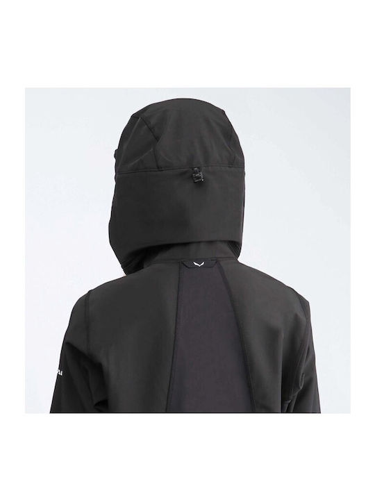 Salewa Comici 28176-0911 Γυναικείο Μπουφάν Soft Shell για Σκι & Snowboard Μαύρο