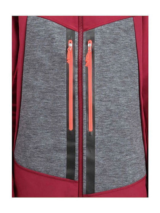 Salewa Comici Sw Dst 28176-6361 Women's Soft Shell Ski & Snowboard Jacket Red
