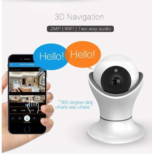 Jortan Jortan 8165HP IP Камера за наблюдение Wi-Fi HD 720P с Двупосочна Комуникация
