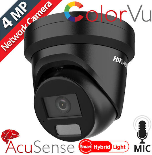 Hikvision DS-2CD2347G2H-LI(U) IP Cameră de Supraveghere Full HD+ 4MP Rezistentă la apă cu Microfon și Lentilă 2.8mm