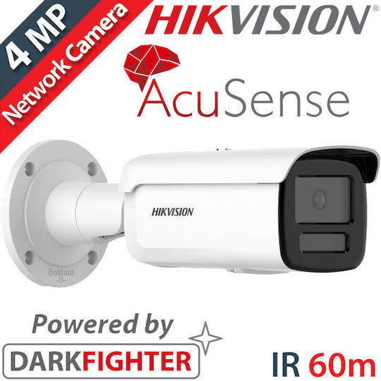 Hikvision DS-2CD2T46G2H-2I(EF) IP Cameră de Supraveghere Full HD+ 4MP Rezistentă la apă cu Lentilă 2.8mm