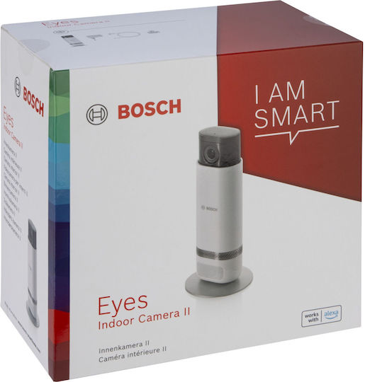 Bosch Smart Home Eyes Indoor Camera II IP Κάμερα Παρακολούθησης Wi-Fi Full HD 1080p