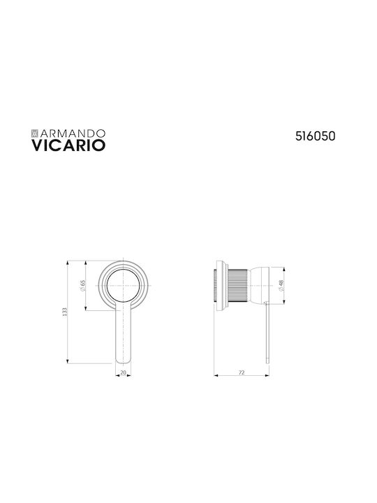Armando Vicario Lumiere für Dusche 1 Ausfahrt