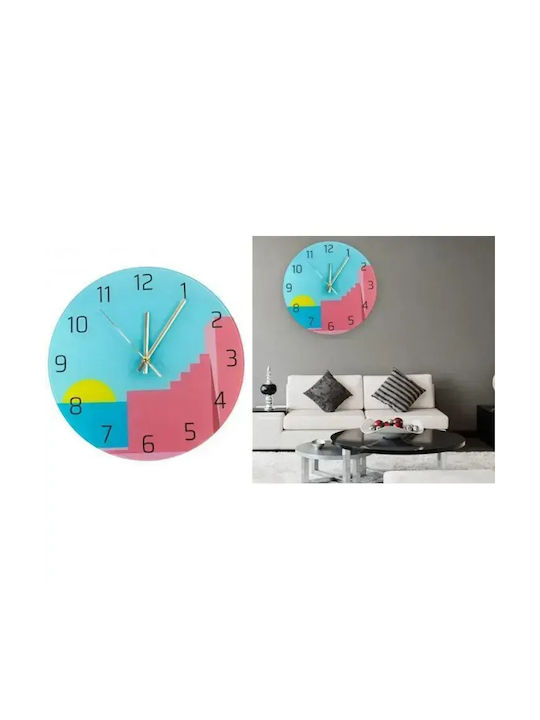 ForHome Wanduhr Mehrfarbig