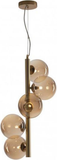 Fan Europe Design Honey Ceiling Light for 5 G9 Bulbs 36.1x60.4x183cm