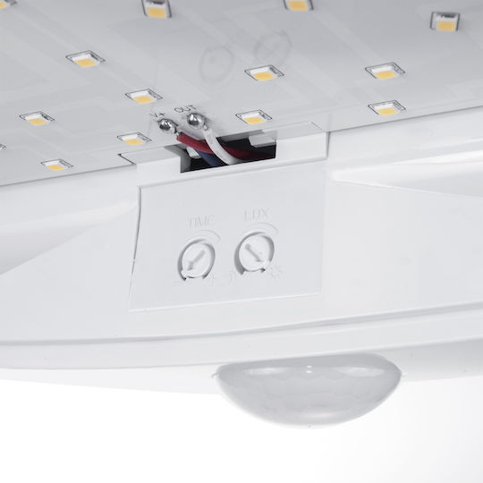Maclean Energy Lumină de exterior montată pe perete LED IP44 10W cu Alb Natural Lumină