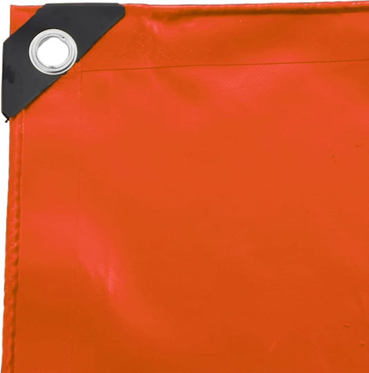 vidaXL Waterproof Tarpaulin 650gr/m² 5x5m. Heavy Duty Orange
