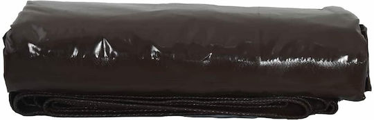 vidaXL Waterproof Tarpaulin 650gr/m² 5x5m. Heavy Duty Brown