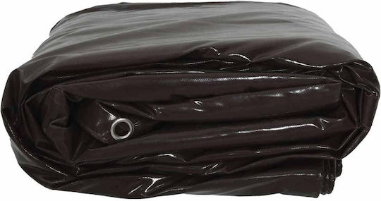 vidaXL Waterproof Tarpaulin 650gr/m² 6x3m. Heavy Duty Brown