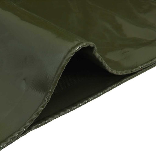 vidaXL Waterproof Tarpaulin 650gr/m² 8x5m. Heavy Duty Khaki