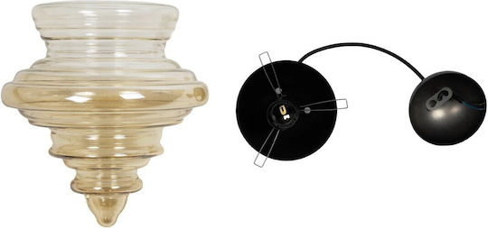 GloboStar Pendant Light Multicolour with Crystals for Socket E27 25x25x30cm