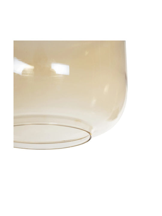 GloboStar Pendant Light Multicolour with Crystals for Socket E27 17x17x25cm