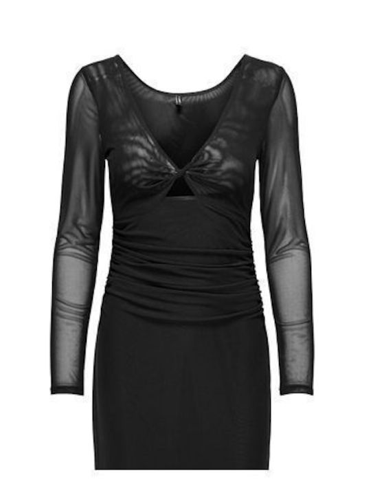 Rochie Maxi De Seară Cu Plasă Neagră