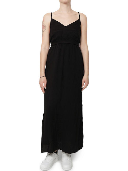 Easy Joy Sommer Maxi Kleid Total Black
