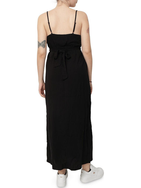 Easy Joy Sommer Maxi Kleid Total Black
