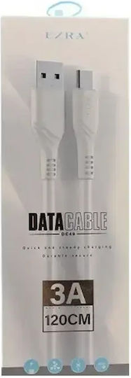 Ezra DC49-TPC USB 2.0 Cable USB-C Male - USB-A White 1.2m DC49-TPC