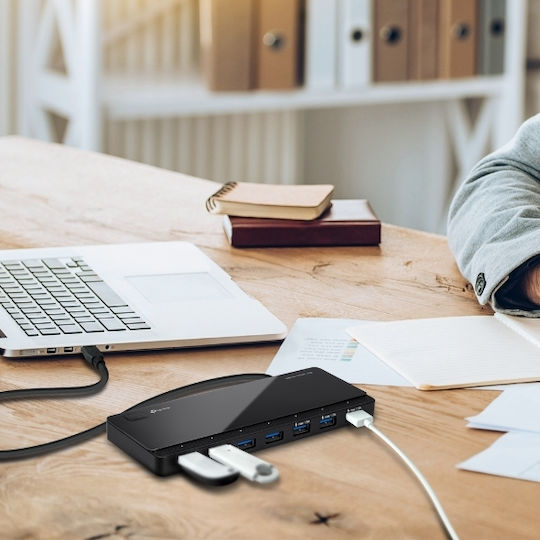 TP-LINK Uh700 v5 Hub 7 Ports USB 3.0 with USB-A Connection