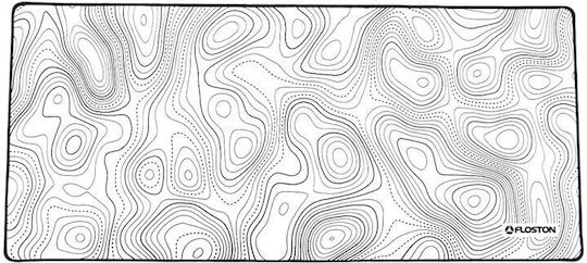 Topographic Mouse Pad Λευκό