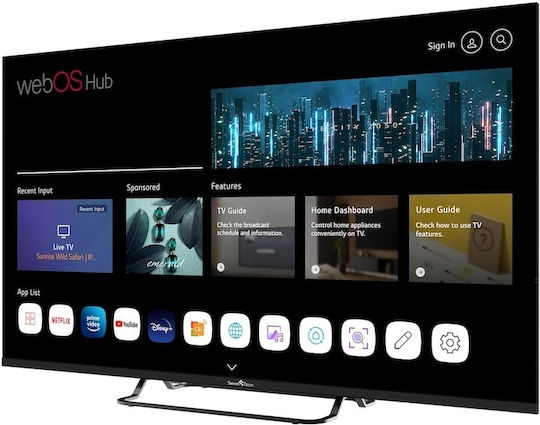 Smart Tech Smart Τηλεόραση 43" 4K UHD LED 43UW02V HDR (2025)