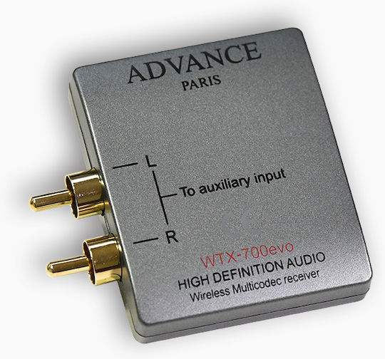 Advance Acoustic WTX-700 Bluetooth Receiver Ασημί