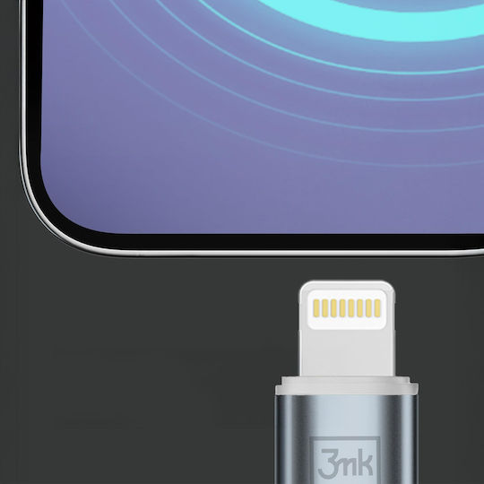3MK USB-C to Lightning Cable 20W White 1m