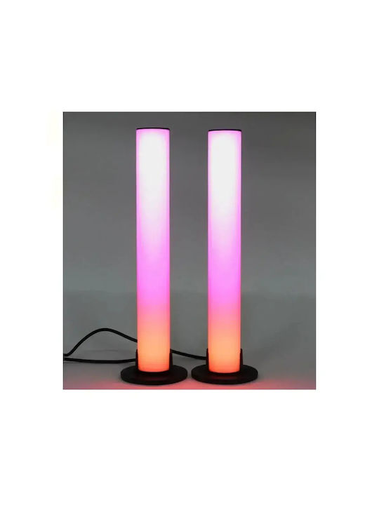 Arrango Smart Διακοσμητικό Φωτιστικό LED RGB Μπάρα 2τμχ 25εκ.
