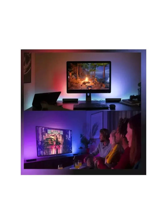 Arrango Smart Διακοσμητικό Φωτιστικό LED RGB Μπάρα 2τμχ 25εκ.