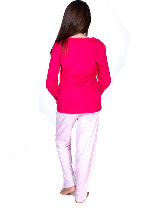 Comfort Kinder Schlafanzug Fuchsia