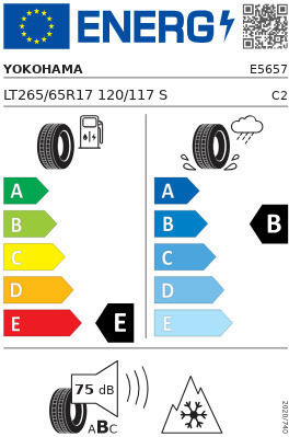 Yokohama 265/65R17 120S Автомобилна Гума Всесезонна За 4x4 / SUV Автомобил