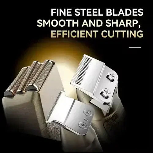 Kemei Set Rechargeable Hair Clipper Gold KM-2235