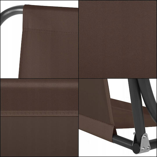 Pânză pentru Șezlong din Pânză de Barcă Brown 100x160cm.