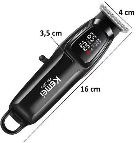 Kemei Professional Rechargeable Hair Clipper Black KM-2273