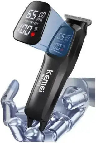 Kemei Professional Rechargeable Hair Clipper Black KM-2273