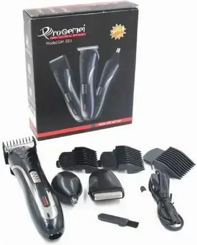 Gemei GM-598 Rechargeable Hair Clipper Set