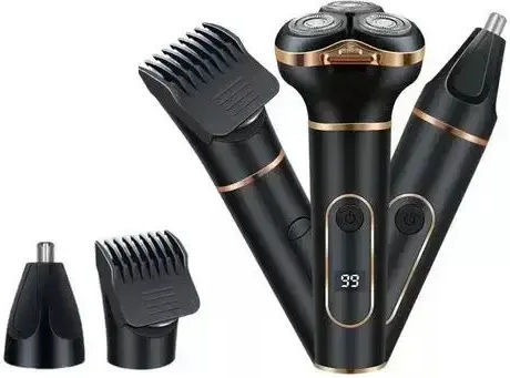 Set Rechargeable Hair Clipper Silver HM-7225T